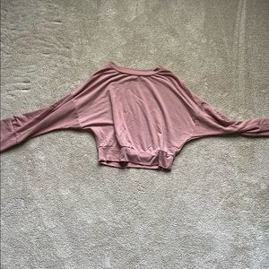 old navy cropped pull over